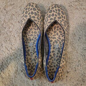 Rothys The Flat in leopard 10.5